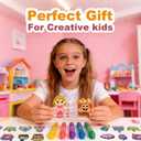 VattaFrast DIY Bead Art & Mosaic Kit for Kids Ages 6-12 Complete Craft Set with 15PCS Colorful Templates Fun Stencils Bead Pens Creative Arts Crafts Activity for Boys Girls