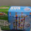 Marble Genius Marble Run Super Set, STEM Toys & Maze Construction Building - 150 Translucent Track Pieces & Glass Marble for Family, Kids Toddlers Ages 4-8 - Fun Holiday Creative Gifts