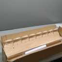 24 Inch Nursery Book Shelves with Hooks, 4-Pack Floating Shelves for Wall, Scalloped Shelves, Wall Book Shelves for Kids Room, Toddler Room, Baby Room, Nursery Decor