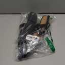 Floerns Women's Buckled Straps Pointed Toe Slingback Flat Ballerina Shoes (7.5, Black)