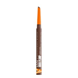 NYX PROFESSIONAL MAKEUP Duck Plump Plumping Lip Liner, Matte Pencil With Up To 10HR Wear, Syringe Sienna (Sienna Brown Lip Liner) (0.01 Ounce (Pack of 1))