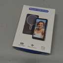 Vlog Selfie Monitor Screen iPhone, 4K 60fps Recording, Wireless Screen Mirroring with Remote Control, Magnetic Fixation, 180 Rotation, 3 Levels of Brightness, Compatible with iPhone & Android (Black)