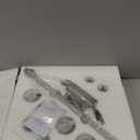 4-Light Bathroom Light Fixtures, Brushed Nickel Vanity Lights, Dimmable LED Bathroom Vanity Light Over Mirror, Modern Crystal Vanity Lights for Bathroom Bedroom Hallway (Cool/Neutral/Warm)