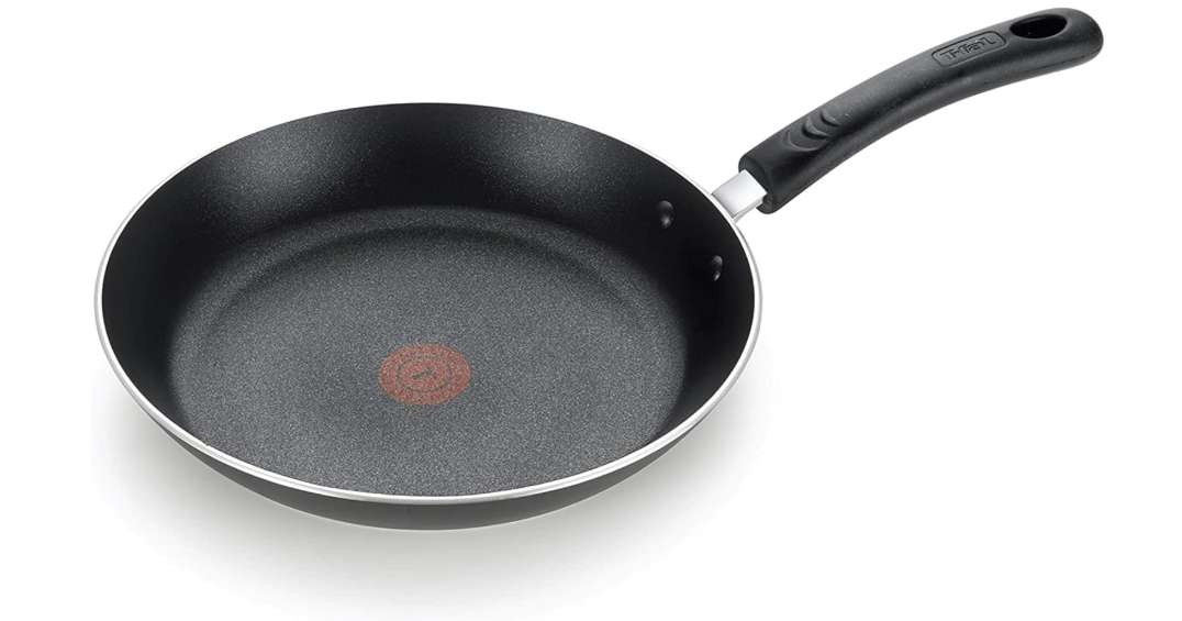 T-Fal Experience Nonstick Fry Pan 12.5 Inch, Induction, Oven Broiler Safe 400F, Non Stick Frying Pan, Skillet, Kitchen Egg Pan, Omelet Pan, Cookware, Pots and Pans, Home, Dishwasher Safe, Black