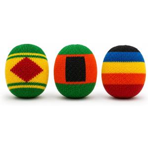 5 x ITD ITANDA Footbag, Handmade Crochet Knitted Sand Filled Kicking Ball, Leak-Proof Reinforced Seams Colorful Foot Bags for Freestyle Tricks, Juggling, Indoor Outdoor Party Favors & Campus Games