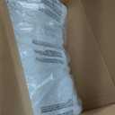 HOMBYS Shredded Memory Foam Knee Pillow for Side Sleepers, 5.5" Height Pillow Between Legs for Aligns Spine & Relieves Pressure Hip & Leg Elevation, Supportive Pillow for Pregnancy, Sciatic, White