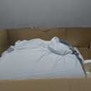 Kingfun 6PCS Orthopedic Bed Wedge Pillow Set for Headboard, Post Surgery Memory Foam Support Pillows for Back, Neck and Leg Pain Relief, Adjustable Triangle Pillow - Acid Reflux, Anti Snoring & GERD (White)