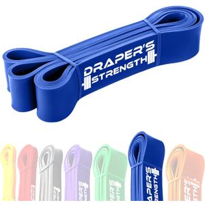 Draper's Strength Heavy Duty Resistance Stretch Loop Bands for Powerlifting Workout Exercise and Assisted Pull Ups