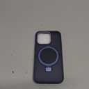 Magnetic for iPhone 14 Pro Case with Ring Stand, [10 FT Drop Protection] [Velvety Touch] Slim Translucent Matte Back Shockproof Phone Case for iPhone 14 Pro 6.1'', Blue