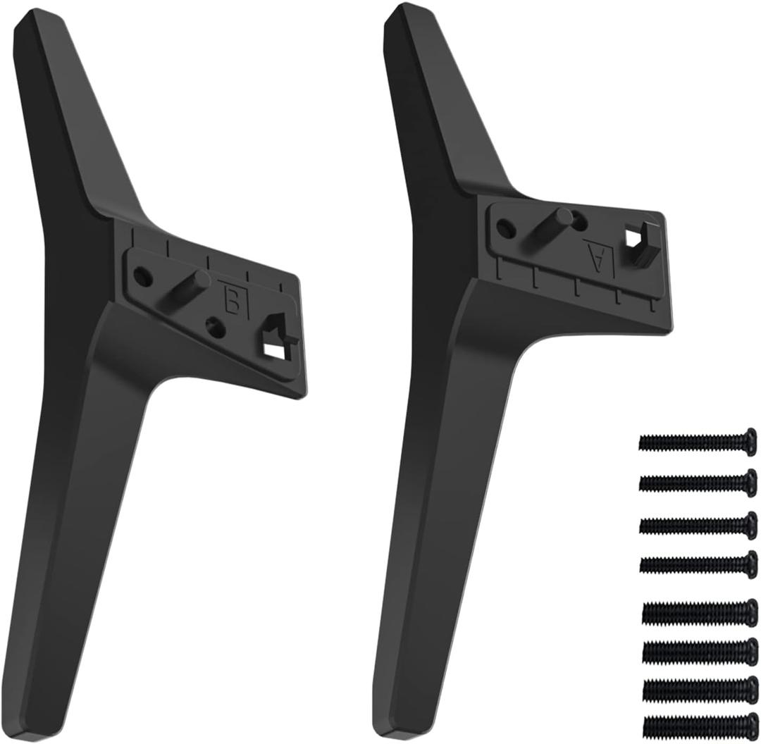 Base Stand for LG TV Legs, Replacement for 49 Inch LG TV Stand 49LJ550M 49LJ5500 49LJ5550 49LJ550M-UB 49LJ5550-UC 49LJ5500-UA 49UJ6300-UA 49UK6300PUE 49UK6300BUB 49UK6200PUA 49UK6090PUA with Screws