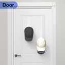 4 Pack Hat Racks for Baseball Caps, Hat Organizer, Hat Holder Hat Storage for Baseball Caps, Hat Hanger Strong Adhesive/Wall Drilled for Door,Bedroom,Closet(White)