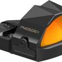 VOTATU PMD506-R 2 MOA Dot 64 MOA Circle Red Dot Sight with Doctor Cut, Multiple Reticle Reflex Sight for Pistol, Picatinny Mount Included