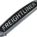 1Pc Grille Freightliner Sprinter Emblem Truck 2500 3500 Hood 3D Badge Nameplate Logo Replacement for 03-06 Freightliner 5104449AA (Silver Black)