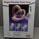 Maddak Inc. Maddak Hinged Elevated Toilet Seat, Standard (725711000), White