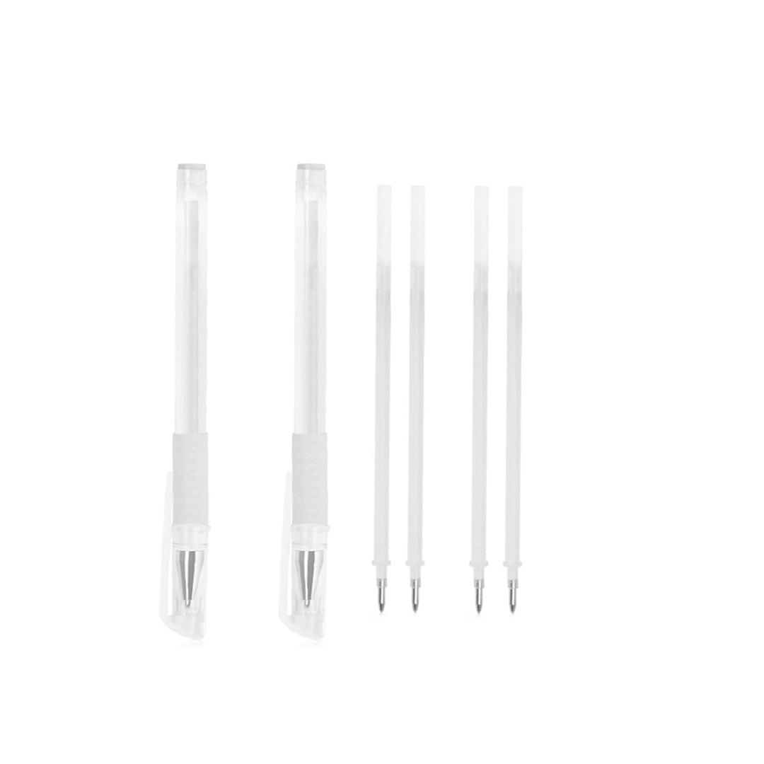 TEONEI Eyebrow microblading Marker Pen,Skin Marker Pen,Eyebrow Permanent Makeup Position Mapping Mark Tools (White)