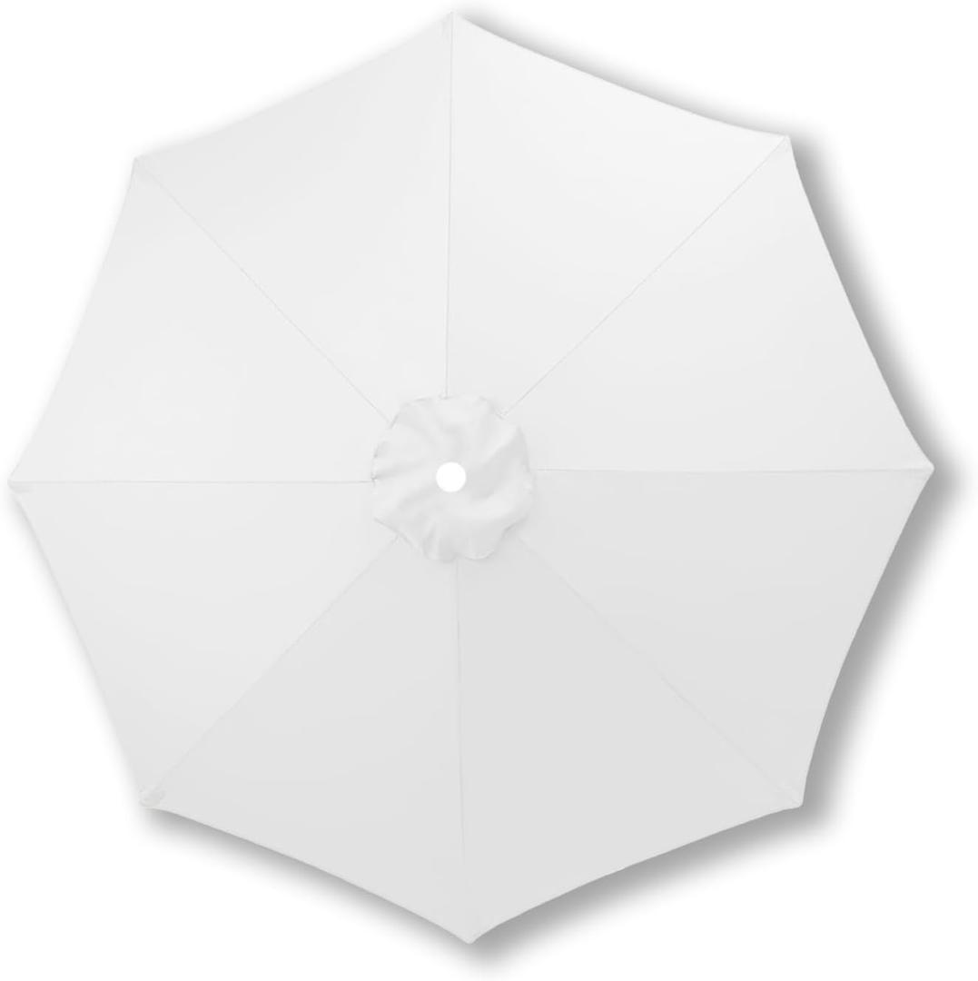 10ft/9ft/7.5ft Patio Umbrella Replacement Canopy for 6/8 Ribs, Outdoor Market Patio Table Umbrella Top Canopy Cover for Backyard Garden Courtyard Swimming Pool