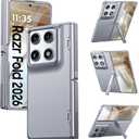 GooseBox for Motorola Razr Fold Case 2026 Phone Case Built-in Screen Protector & Hinge Protection & Hidden Kickstand Razr Fold Case with Full Body Shockproof Protective Phone Case for Moto Razr Fold
