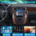 9.7inch Car Radio for Chevy Chevrolet Silverado GMC Sierra 2007 2008 2009 2010 2011 2012 2013 with Wireless Carplay Android Auto IPS Bluetooth Touchscreen Stereo GPS WiFi [2+32G]