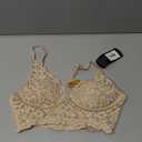 Maidenform Pure Comfort Lace Bralette, Padded Wireless Bra, Convertible Longline Halter Bralette with Soft Foam Cups, 34A