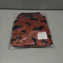 Women Pumpkin Skirt Elastic Waist Layered Mesh Midi Skirt Party Costume (L)