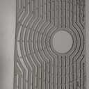 Silicone Sink Protector 28"x14" Rear Drain Hole, Heat Resistant Easy Clean Non-slip Silicone Kitchens Sinks Mat for Bottom of Stainless Steel Porcelain Sink, Folding Farmhouse Rear Drain Sink Mats