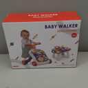 QDRAGON 3 in 1 Baby Walker and Activity Center for Boy, Learning to Walk, Sit to Stand, Early Educational Push Toys with Music Panel for Infant Toddler 12-18 Months Blue