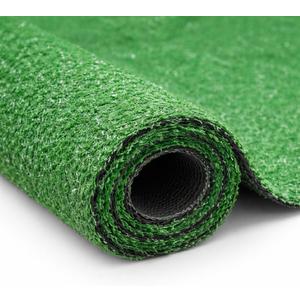 Ottomanson Artificial Grass Turf 2'7" x 40' Indoor Outdoor Faux Grass Rug with Drainage Holes, Customizable with Extra Long Size Options, Perfect for Patio Lawn Balcony Weddings Photoshoot Backdrop