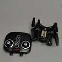 Drone with Camera, SYMA X600W Foldable 1080P FPV Camera Drones for Adults Kids Remote Control Quadcopter Gift Toys for Boys Girls with Altitude Hold, Headless Mode, One Key Start, 3D Flips 2 Batteries (Black)