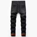 FREDD MARSHALL Men's Fleece Lined Skinny Winter Slim Fit Thicken Warm Stretch Jeans