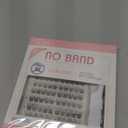 GAQQI Self Adhesive Eyelash Clusters, Natural Look No Glue Lashes 10-16mm, No Band Self Adhesive Lash Clusters 100pcs, Press On Lashes Invisible Band, With Lash Tweezer (LACE)