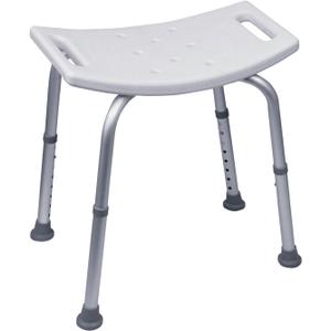 Aidapt Height Adjustable Shower and Bath Stool with Anti Slip Feet, Easy Clean Surface and Hand Grip to Aid Stability. for Users Who are Elderly, Disabled, Pregnant or Unsteady on Their Feet