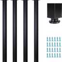 WUHUANGKAKA 40" Square Office Table Furniture Leg,Adjustable Metal Furniture Legs,DIY Workbench,Casual Dining Table Coffee Table Legs ect, with Floor Protectors(Set of 4)