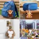 Arrozon 12 Pcs Small Stuffed Animals Bulk, 4.5 Inch Mini Stuffed Animals, Kindergarten Graduation Gifts, Classroom Keychain Plushies Toys Claw Machine Carnival Prizes, Party Favors for Kid