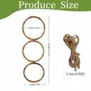 2 x 3 PCS Snake Climbing Toys,Large Snake Enrichment Rings, Corn Snake, Ball Python,Lizard etc Animals Climbing Accessories