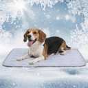 NAMOTEK Washable Dog Cooling Mat Ice Silk Cool Mat for Pet Self Comfortable Blanket Dog Pad