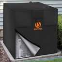 BIUTTIF Air Conditioner Cover for Outside Units - 32x32x36 inches, Central AC Winter Covers for Outside, Waterproof Anti-Hail Windproof Design