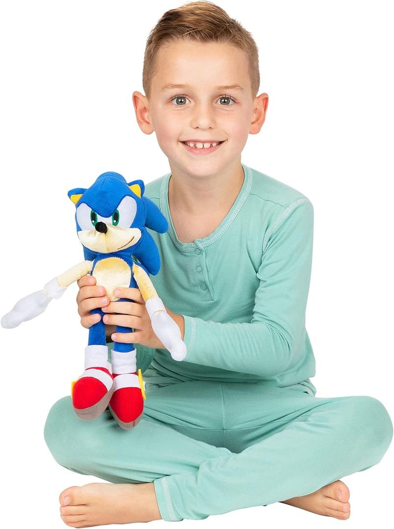 Franco Kids Bedding Super Soft Plush Mini Cuddle Pillow Buddy, One Size, Sonic The Hedgehog