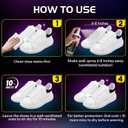 Shoe Protector Spray 6. 76 fl oz - Waterproof Suede & Leather Shoe Spray for Sneakers, Canvas, Boots - Breathable Rain & Stain Repellent - Fast-Drying, Long-Lasting Protection