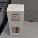 Aquasonic Vibe Series Ultra-Whitening Toothbrush  ADA Accepted Electric Toothbrush - 8 Brush Heads & Travel Case  40,000 VPM Motor & Wireless Charging - 4 Modes w Smart Timer  Satin Rose Gold