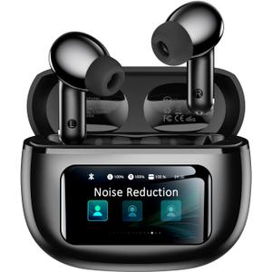 Wireless Earbuds, Ear Buds Active Noise Cancelling with Charging Case, 6.0 Bluetooth Earbuds with AI Clear Calls, 40H Playtime for Sports & Working, Stereo Sound Headphones for iPhone/Android/iPad