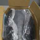 Large Dog Bed - XL Orthopedic Egg-Crate Memory Foam Dog Beds with Removable Washable Cover, Waterproof Pet Beds with Non-Slip Bottom, Black