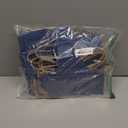 BagDream 50 Pack 3.5x2.4x6.7 Inches Small Kraft Paper Gift Bags with Handles Bulk Mini Party Favor Bags Candy Bags Recyclable Tiny Navy Blue Paper Bag for Samples