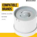 PartsBroz WH43X24454 Fabric Softener Dispenser - Compatible With General Electric Hotpoint Washer - Replaces AP6004768 4384237 PS11736865 Ultra Durable Replacement