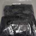 Mengsite Dining Room Chair Covers Chair Slipcovers Elastic Stretch Armless Removable Waterproof Pu Leather Chair Protector（Black，4 Pack）