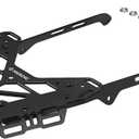NICECNC Black Motorcycle Rear Luggage Rack Luggage Cargo Rack Compatible with Yamaha Tenere 700/XTZ700 2019-2024, Tenere 700 Rally Edition 2020-2024, 6061 Aluminum, Q235 Steel, Tenere 700 Accessories