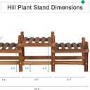 3 Tier Plant Stand Indoor,Wooden Low Plant Bench for Multiple Plants,Corner Flower Pot Stand Long Plant Holder for Balcony Patio Garden Decor (Free-Style Combination)