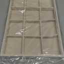 Mornajina 12 Grids Velvet Jewelry Tray Jewelry Display Tray, Stackable Empty Plate Trays for Earrings Necklaces Bracelet Rings Display Showcase - Beige
