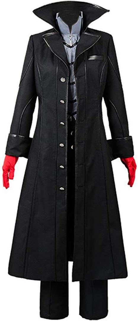 Ya-cos Adult Men Cosplay Costume Suit Halloween Outfit (X-Small, Black)