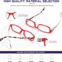 5Pack Reading Glasses for Women - Blue Light Blocking Spring Hinge Computer Readers Anti Glare UV Eyeglasses