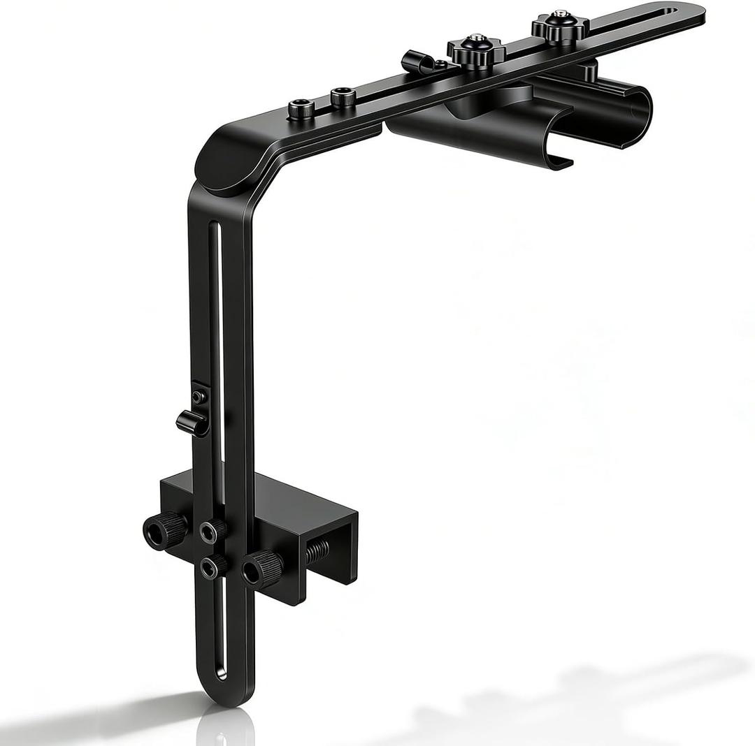 hygger Universal Aquarium Light Riser, Aluminium Adjustable Height/Front-to-Back Fish Tank Light Stand Mounting Bracket Aquarium Lamp Holder Fits 957 978 999 918 075 016